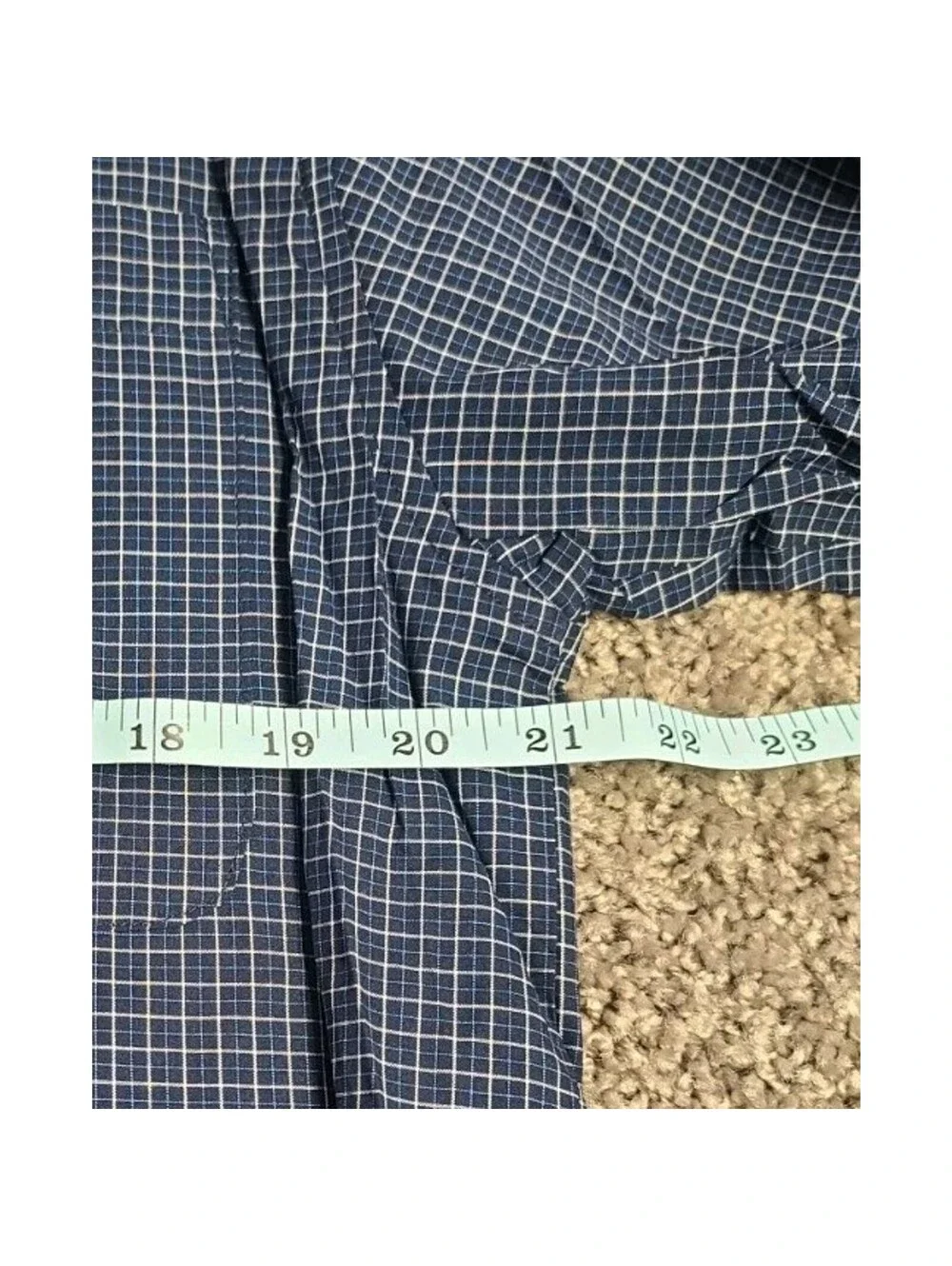 Polo Ralph Lauren Pajama Sleep Shirt Mens Long Sleeve Button Down Blue Sz Medium